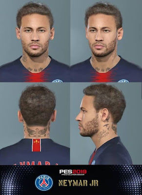 PES 2019 Faces Neymar Jr by Messi Pradeep