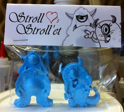 SpankyStokes.com Exclusive Stroll ❤'s Stroll'et Exclusive Blue 2 Piece Resin Figure Wedding Gift Set