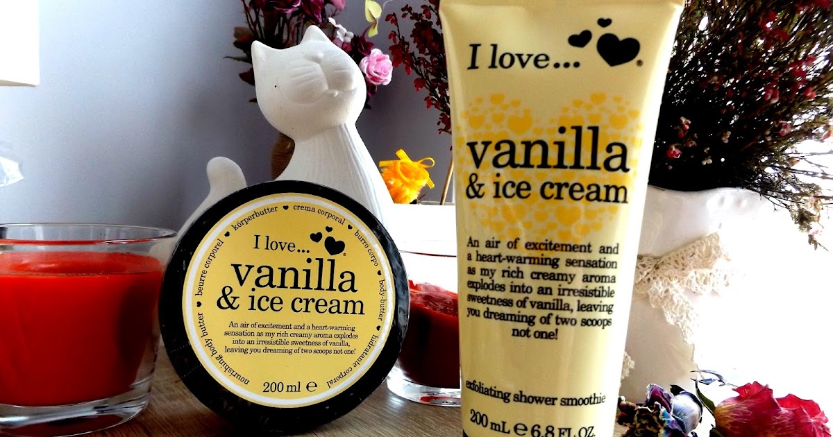 acne skin I love... Cosmetics Vanilla & Ice cream masło do ciała i