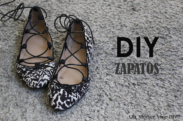 DIY Zapatos customizados con tiras