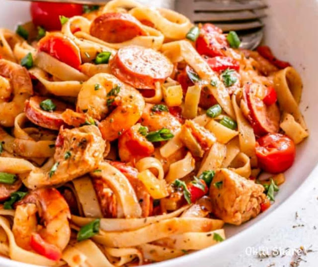 One Pot Jambalaya Pasta