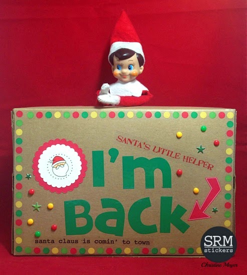 SRM Stickers - Christine Meyer - #kraft #stickers #christmas #srmstickers
