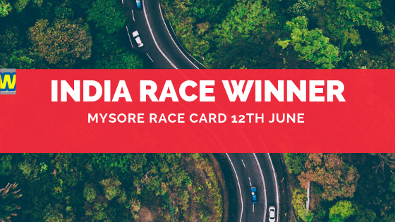 Mysore Race Card 12th June, India race tips, Trackeagle
