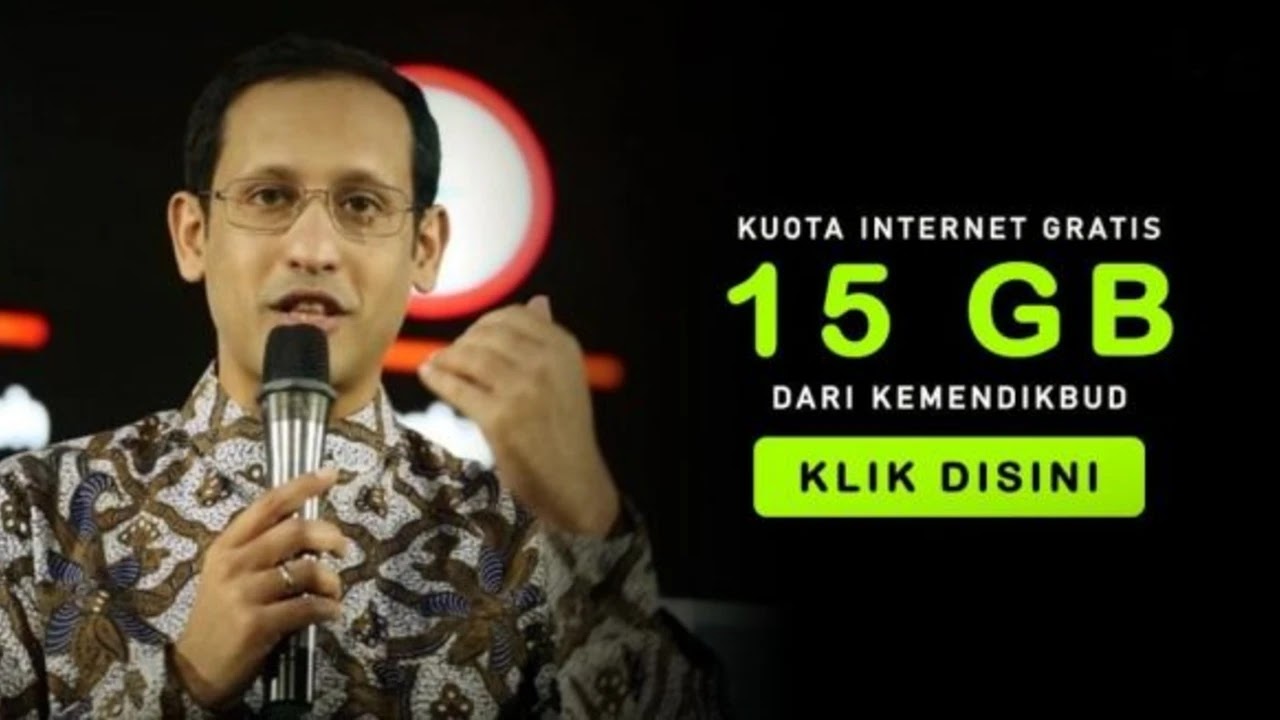 Cara Dapat Kuota 15 GB Internet Gratis Kemdikbud 2021, Klaim Bantuan