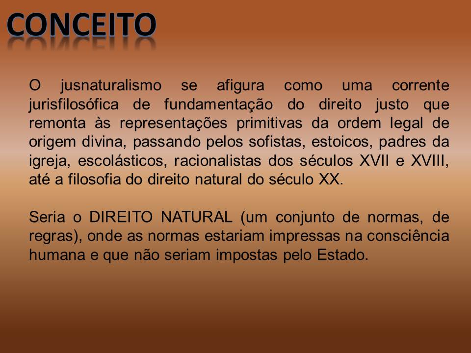 O Que é Jusnaturalismo - NAZAEDU
