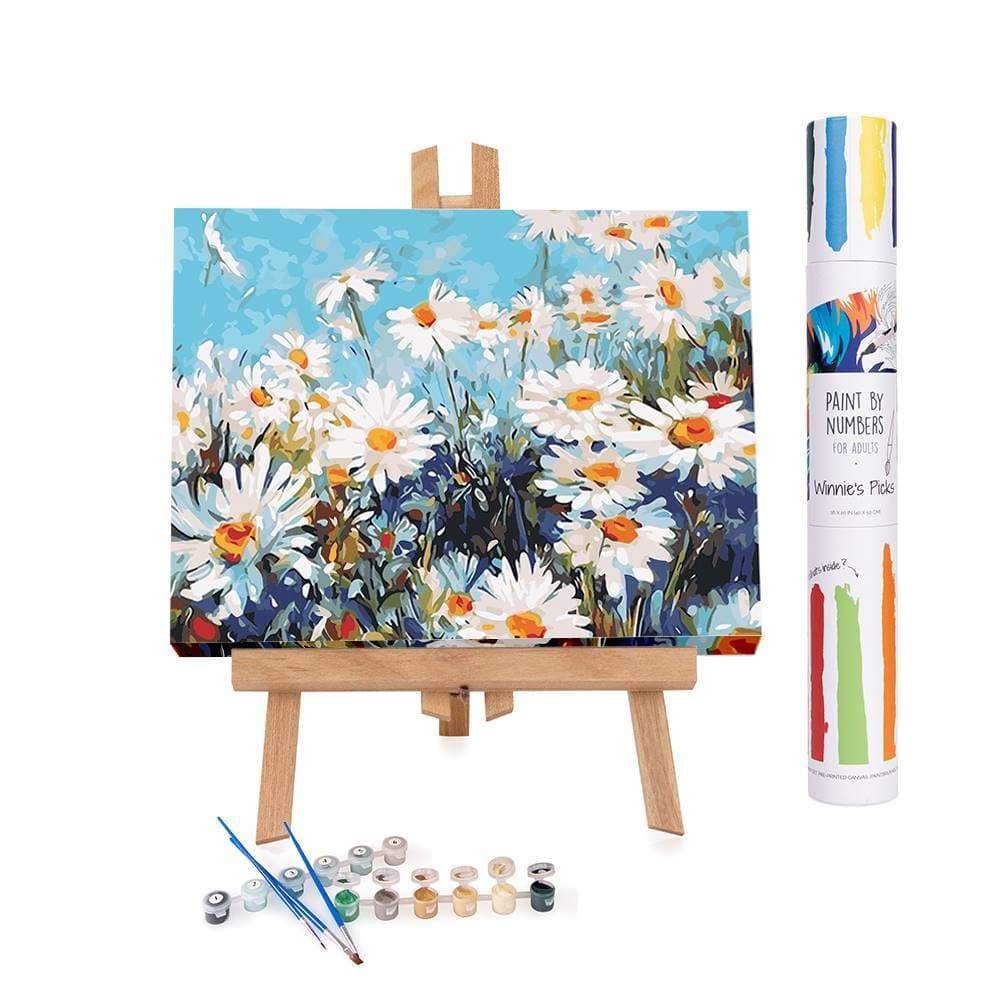 Relaxing Art Therapy with Winnie's Picks Premium Paint By Numbers for