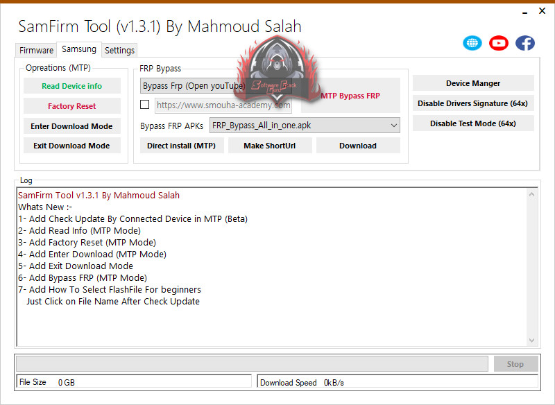 Download Samfirm Tool V3.1 with Complete FRP Bypass Guide