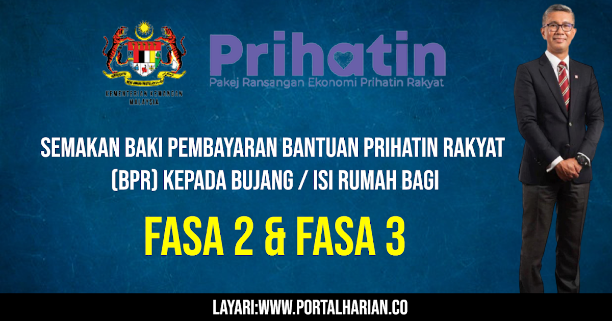 Semakan Bagi Pembayaran Bantuan Prihatin Rakyat (BPR) Kepada Bujang