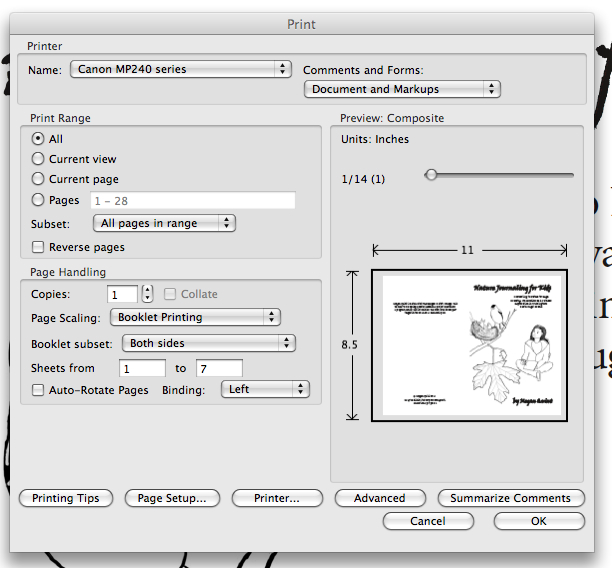 Nature Journaling for Kids How to Print