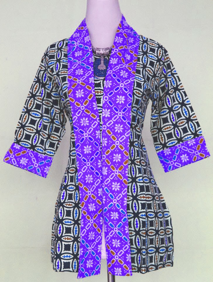 Gambar Model Baju Batik Wanita Terbaru keluaran Alaidrous