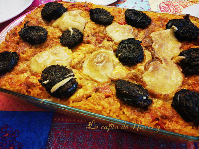 Arroz al horno con alioli