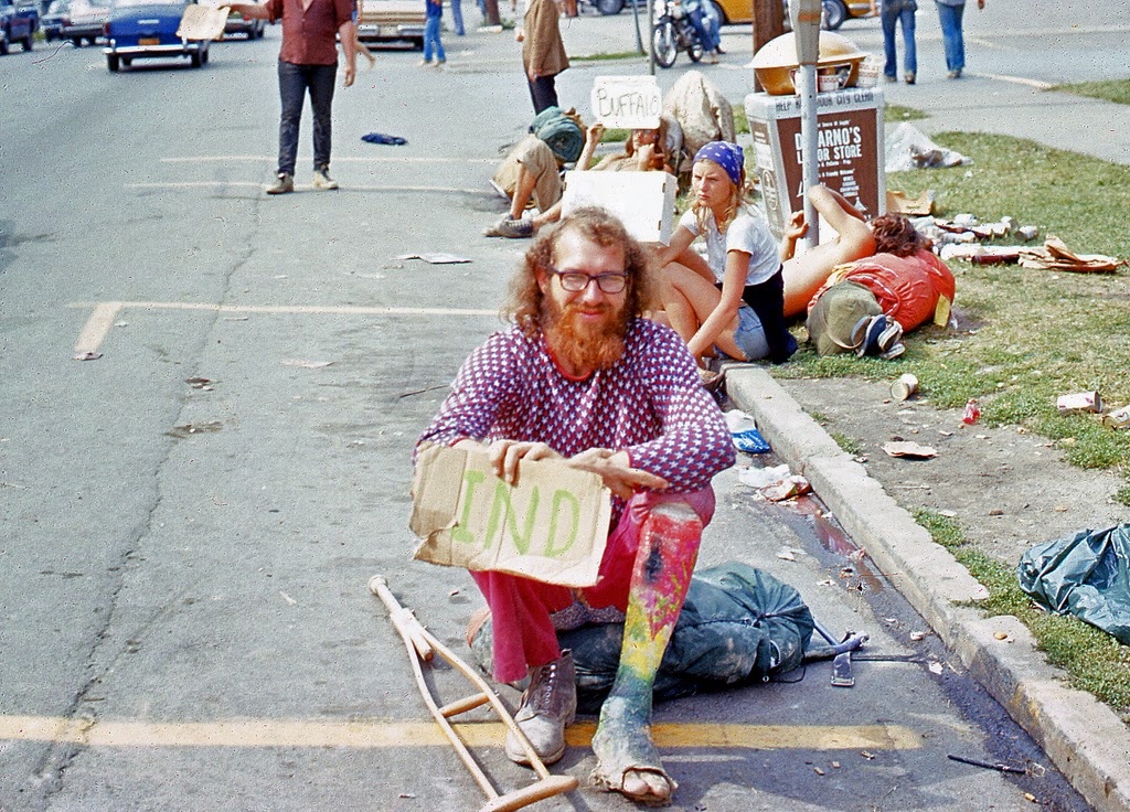 Cool Pictures of Fans at 1973 Summer Jam Rock Festival at Watkins Glen