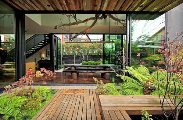 Hermosos Diseños de Jardines interiores