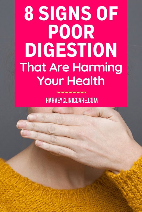 8 Signs of Poor Digestion Healthy Lifestyle