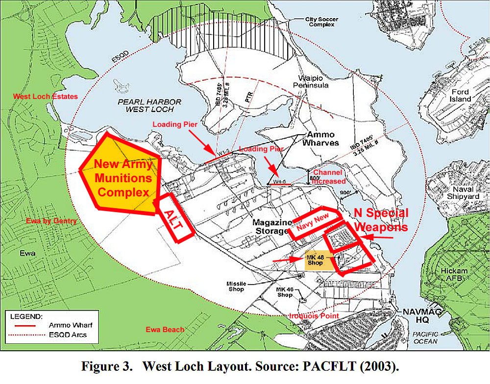 Pearl Harbor Blast Zone Pearl Harbor Blast Zone West Loch ESQD
