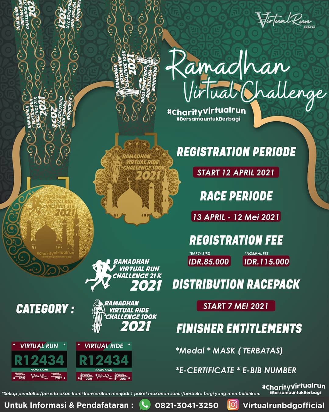 Ramadhan Virtual Challenge & Charity â€¢ 2021