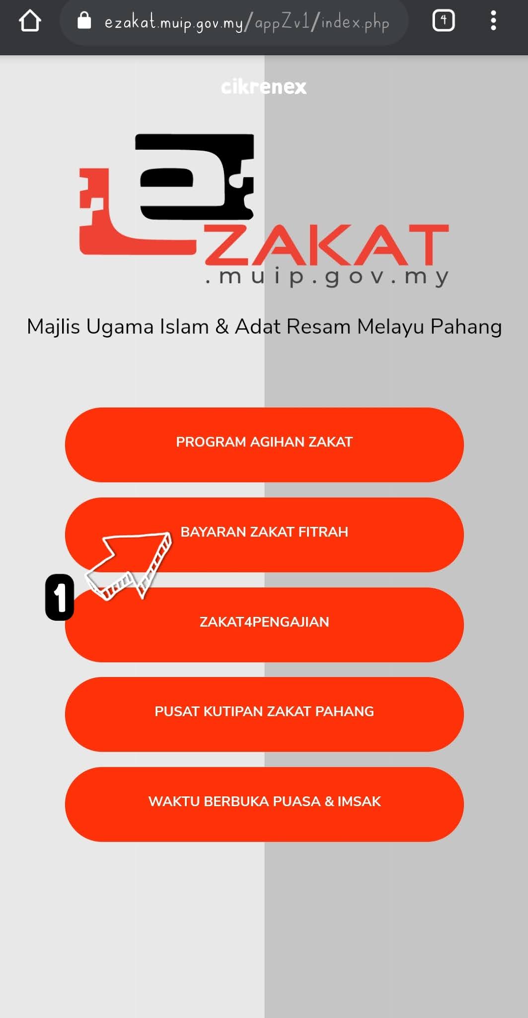 Zakat fitrah pahang 2021