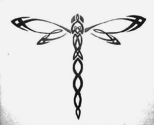 Celtic knot dragonfly tattoo | Tattoos | Pinterest