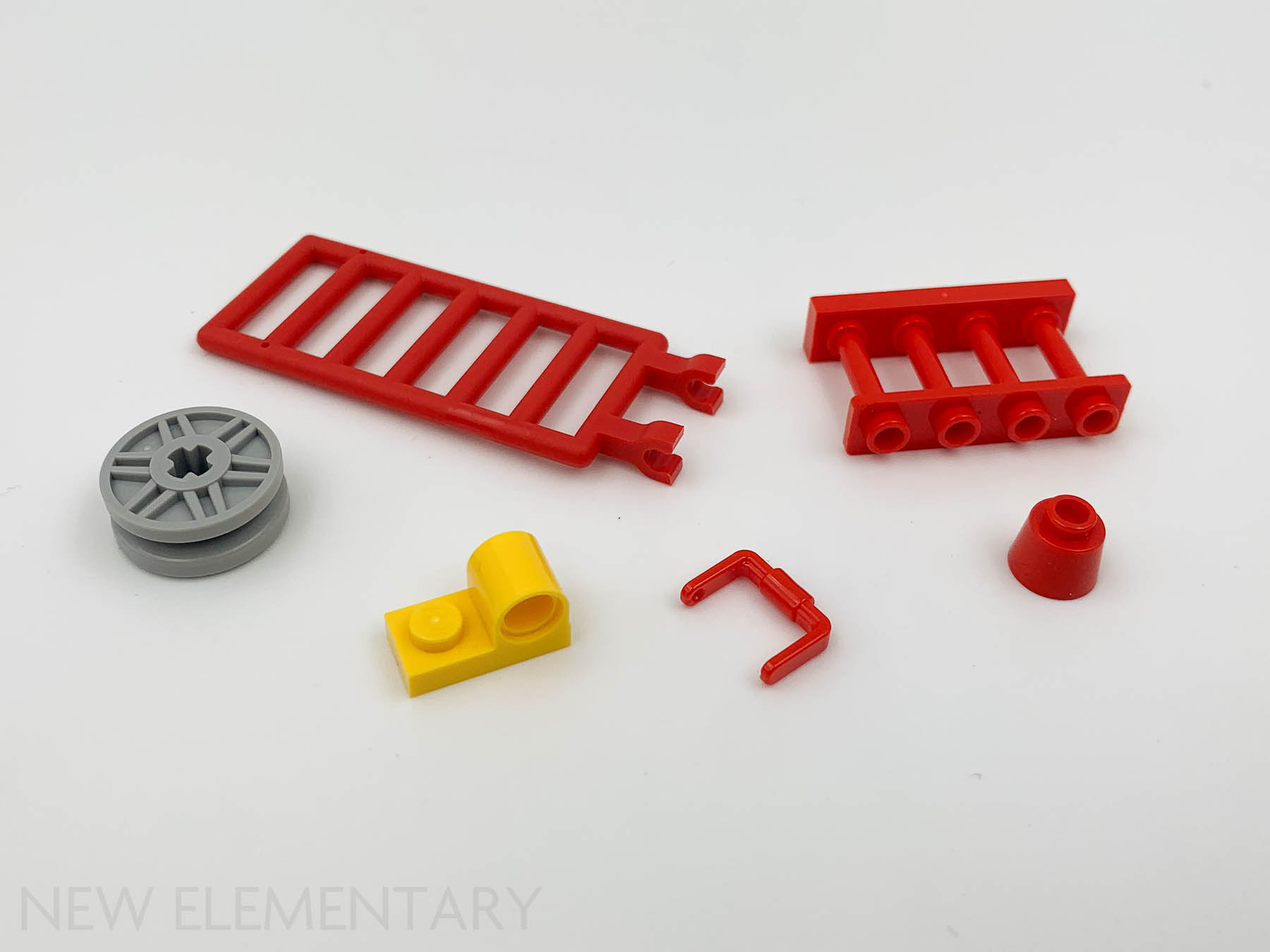 LEGO Lot of 12 Red 1x4 Door Rail Groove Brick Pieces