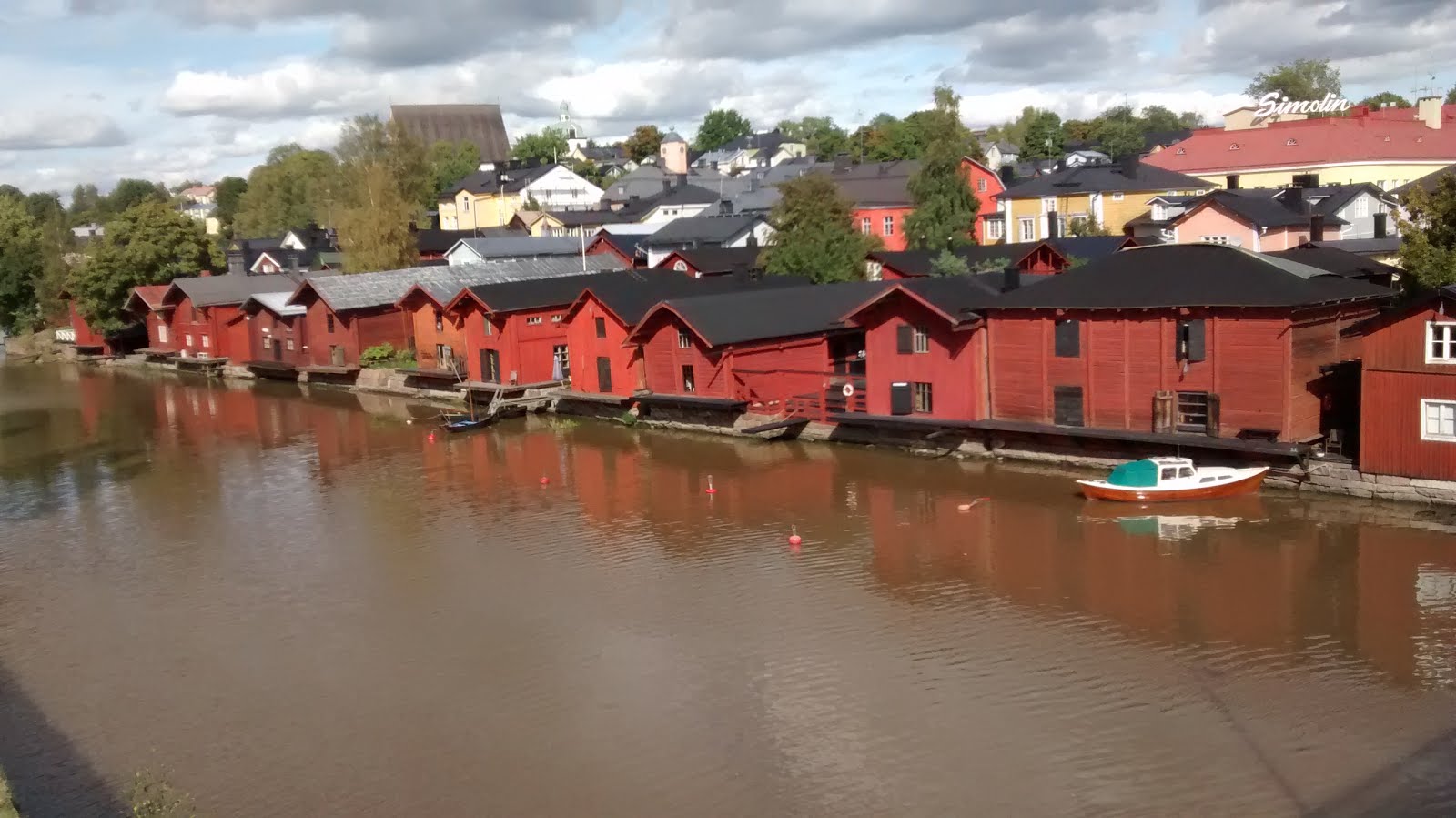 Old storehouses in Porvoo, Finland