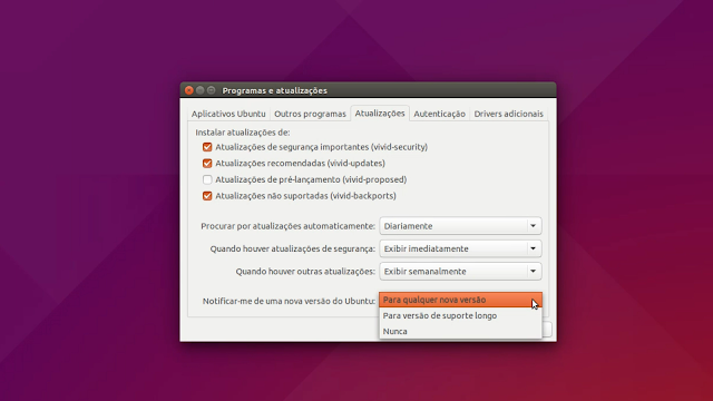 Atualizando o Ubuntu para nova versão