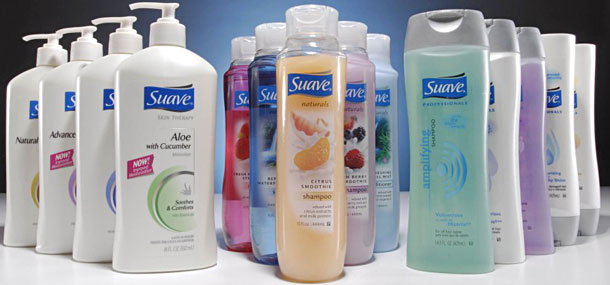 Suave é uma marca de shampoo com raízes em 1937 , quando foi produzido pela...