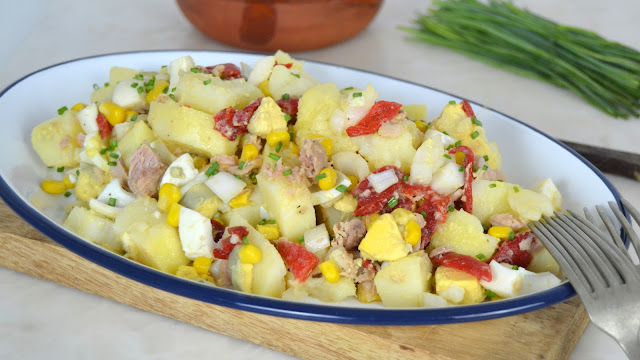 Ensalada De Patata Y Atún &#161;fácil Y Rica!
