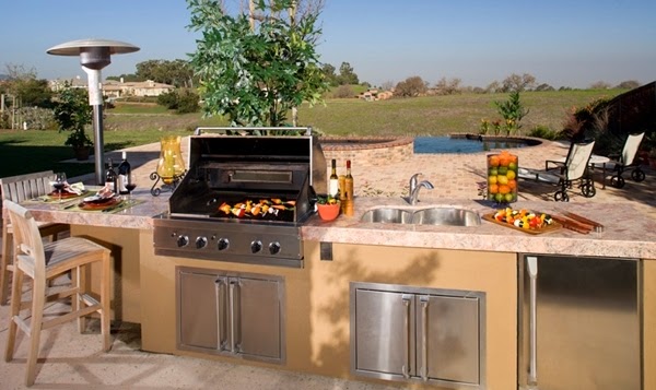 Diseños de cocina de lujo al aire libre: Chef Incluido