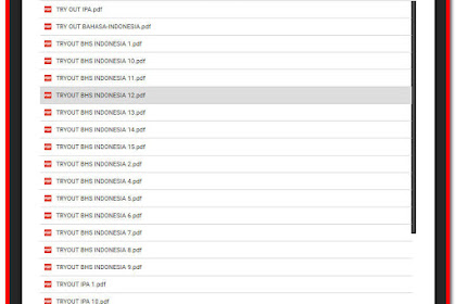Contoh Soal-Soal Try Out Sd/Mi Tahun 2017