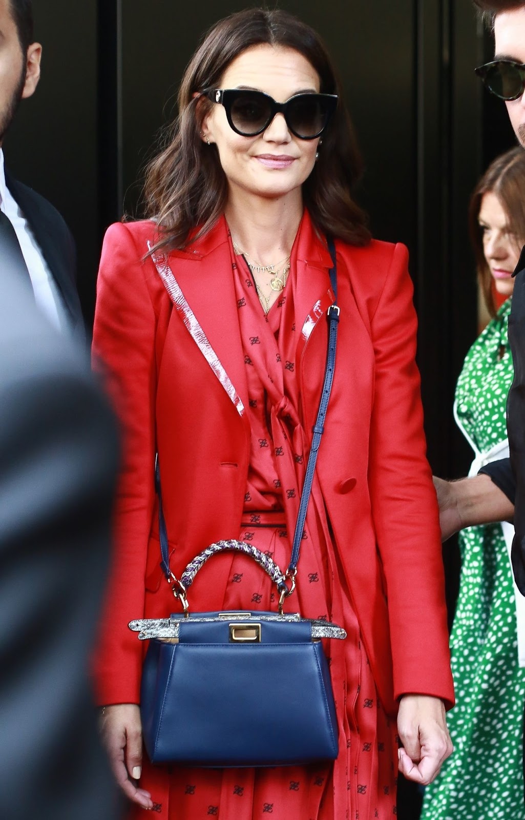 Katie Holmes – Fendi Fashion Show in Milan 09/19/2019