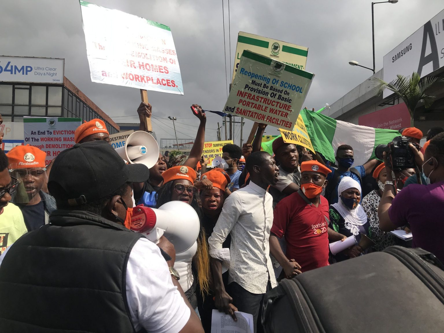 BREAKING Nigerian police disperse ‘Revolution Now’ protesters in Lagos