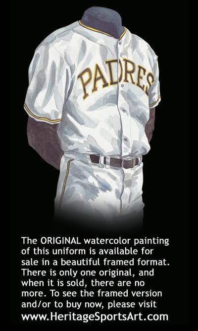 Heritage Uniforms and Jerseys and Stadiums - NFL, MLB, NHL, NBA, NCAA, US  Colleges: San Diego Padres Uniform and Team History