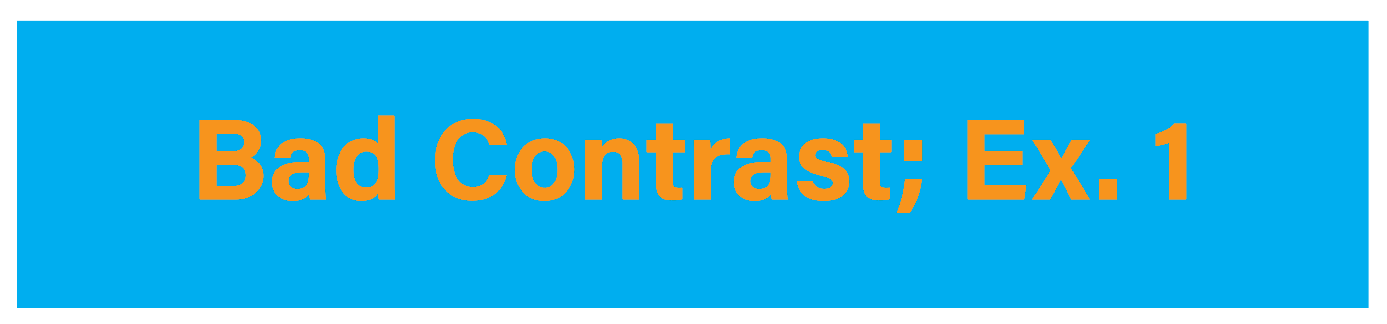 Graphic Design 101 Good VS. Bad Color Contrast