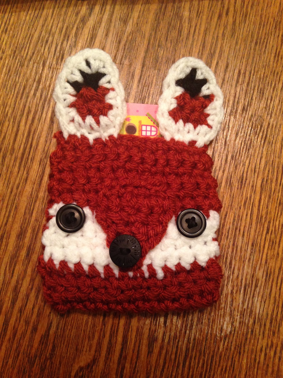 The Perfect Stitch... Fox Gift Card Holder....