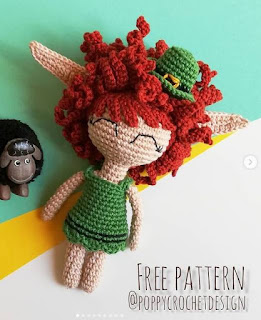 PATRON GRATIS ELFA SAN PATRICIO AMIGURUMI 58523