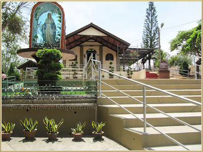 View of St. Mary's shrine and Chapel of Santa Cruz, Malim in Malacca