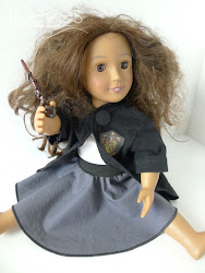 doll harry potter american diy hermione tutorial dolls hogwarts robe ag stuff outfits costume patterns inch halloween she wand meet
