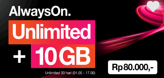 6 Pilihan Harga Paket Tri Always On Aon