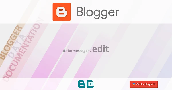 Blogger - data:messages.edit