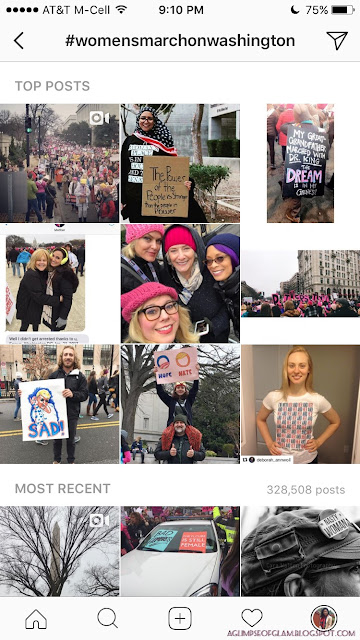 Speak Up Now: Thoughts on the Women's March - A Glimpse of Glam Andrea Tiffany