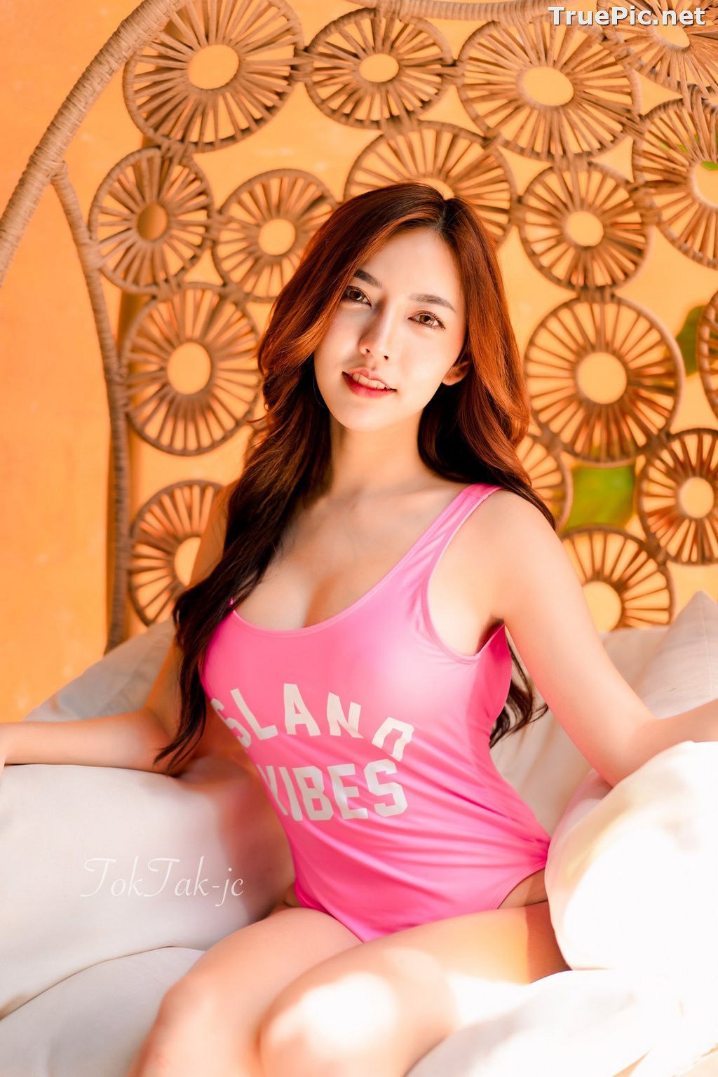 Image Thailand Model - Champ Phawida - Let's Swim With Pink Monokini - TruePic.net - Picture-17