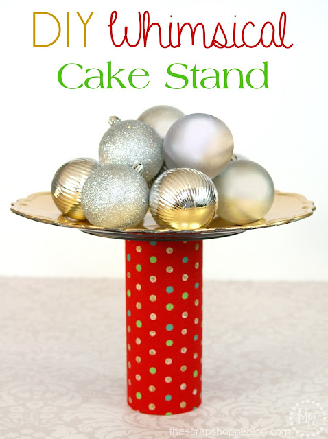 DIY Christmas Cake Stand - Whimsical Cake Stand