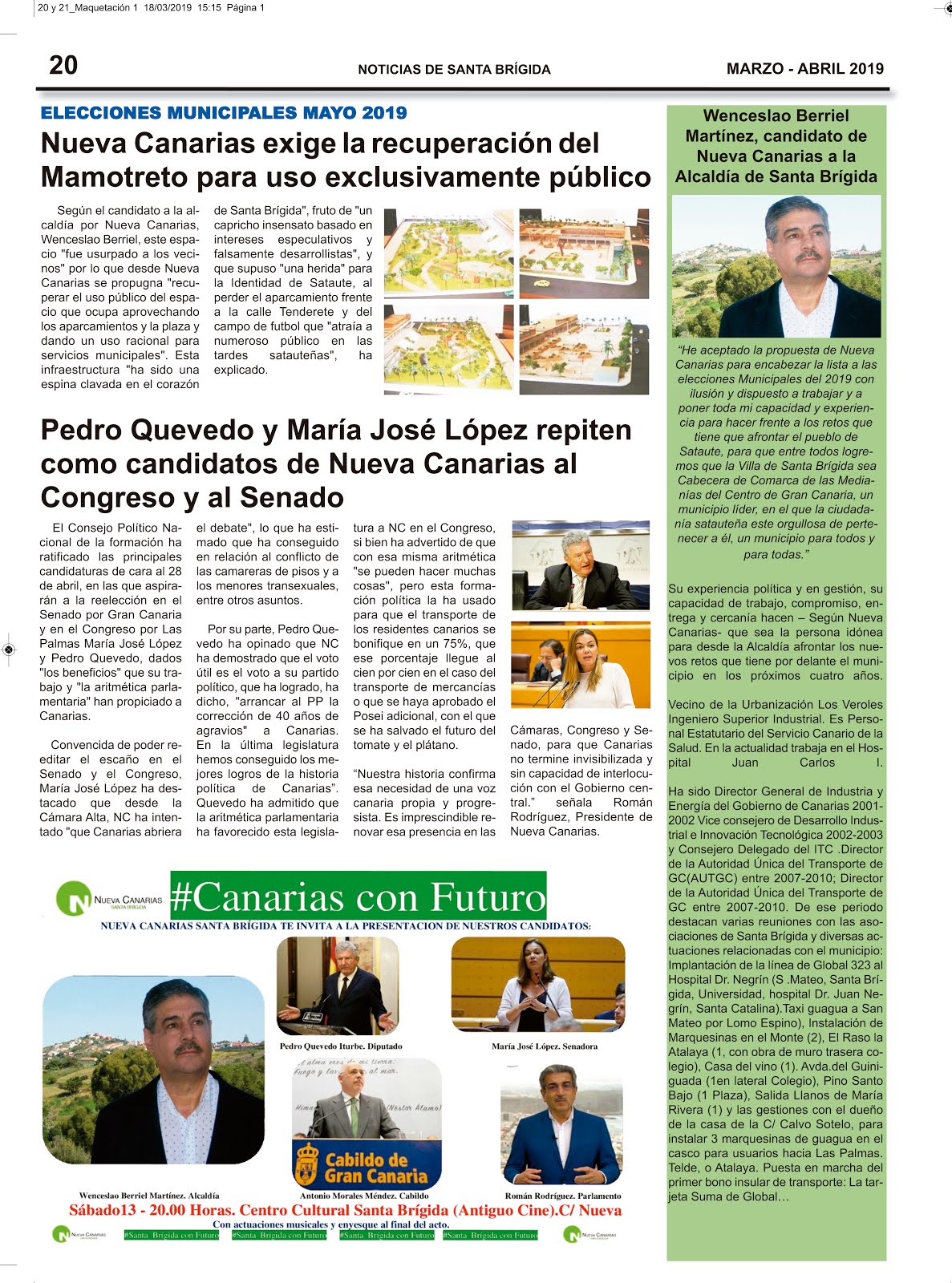 Noticias de Nueva Canarias Santa Brígida en Santa Brígida Noticias