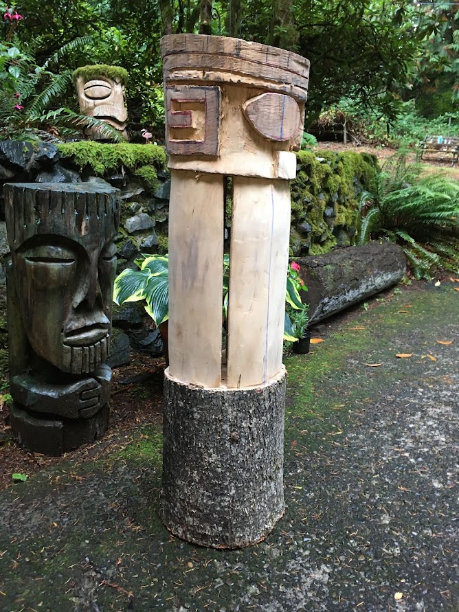 It is a take on an ancient drum from the Micronesian area.