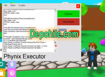 Roblox Phynix Executor Her Oyuna Hile Yapın + Scriptler 2018 