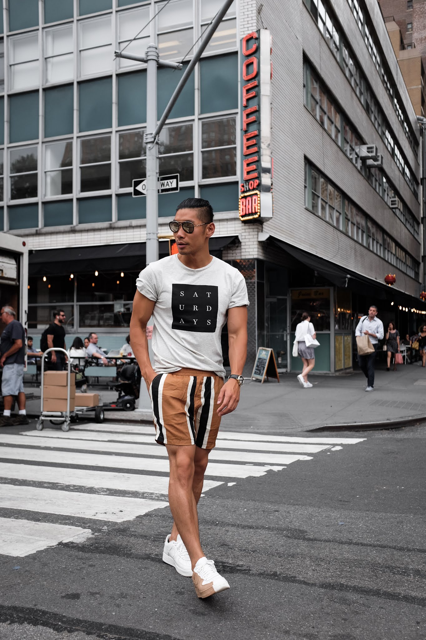 How To Wear Striped Shorts 2 Ways Men's Summer Fashion — LEVITATE STYLE
