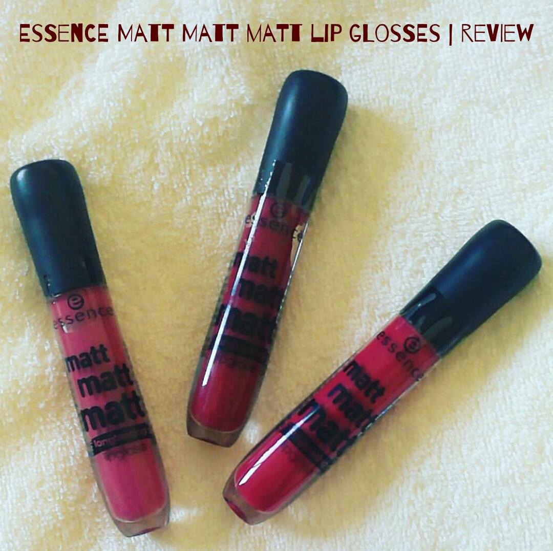 GlamNGlaze Review Essence Matt Matt Matt Lip Glosses