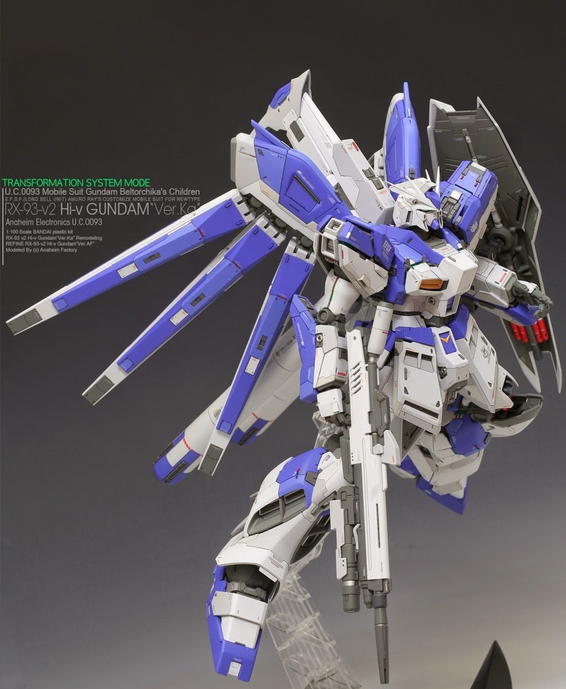 GUNDAM - MG 1/100 RX-93-v2 Hi-v Gundam Vers. Ka - Gedetailleerd