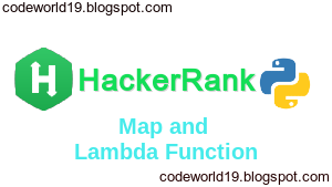 Python Map And Lambda Map And Lambda Function In Python - Hackerrank Solution - Codeworld19