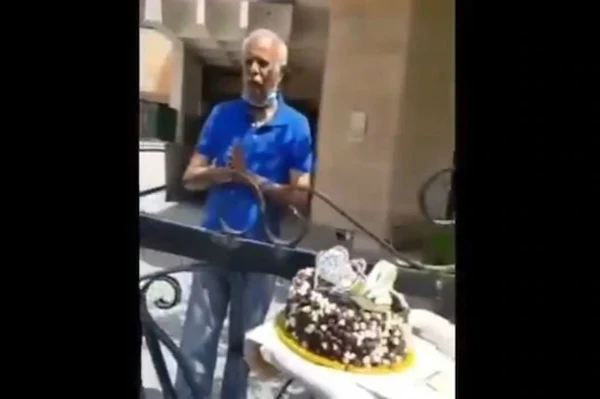 Elderly Man in Haryana Moved to Tears After Police Surprise Him With Birthday Cake, News, Local-News, Lockdown, Police, Birthday, Birthday, Social Network, Video, National.